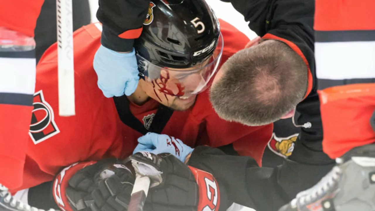 What have been some of the most horrific injuries in Ice Hockey?